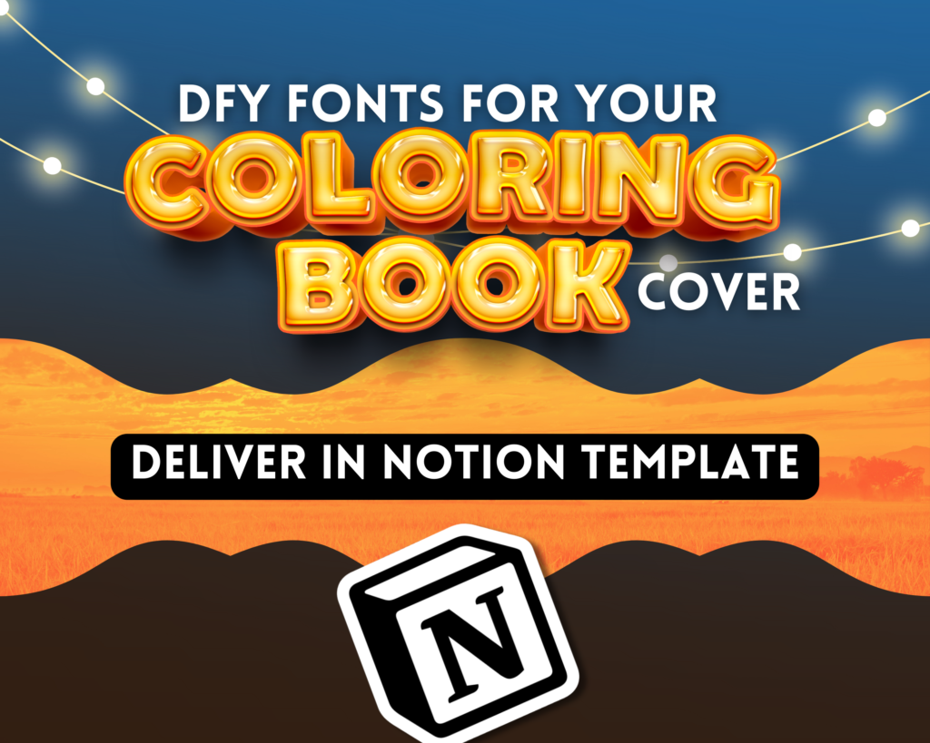 Fonts Coloring Book Cover In Notion Main